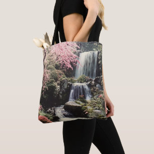 Tote Bag Nature Cascade Cerisier Arbre Cascade Botanique