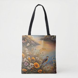 Tote Bag Nature des oiseaux, illustration de l'imaginaire,