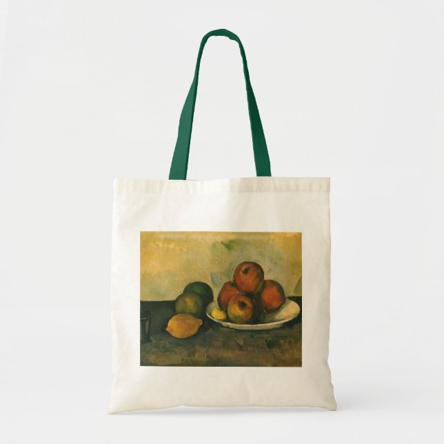 Tote Bag Nature morte aux pommes de Paul Cezanne (Devant)