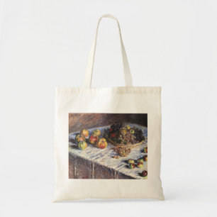 Tote Bag Nature morte avec pommes et raisins de Claude Mone