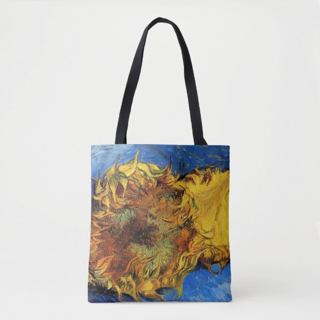 Tote Bag Nature morte Deux Tournesols coupés par Vincent va (Devant)
