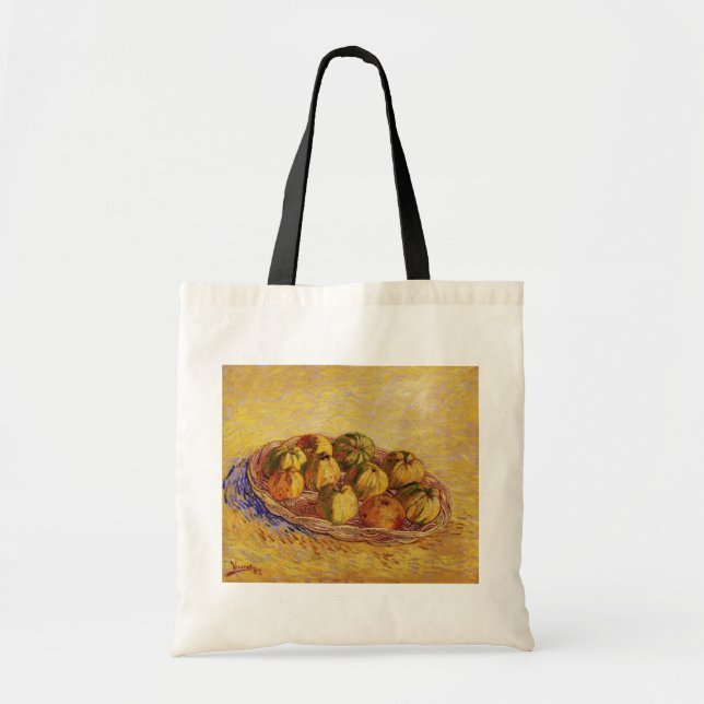 Tote Bag Nature morte, panier de pommes de Vincent van Gogh (Devant)