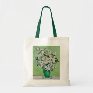 Tote Bag Nature morte Roses dans un vase par Vincent van Go