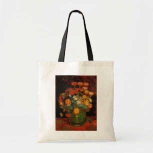 Tote Bag Nature morte Vase avec Zinnias par Vincent van Gog