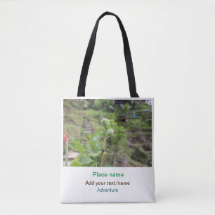 Tote Bag Nature plante photographie plage eau nom de voyage