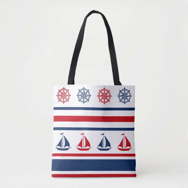 Tote Bag Nautical design (Devant)