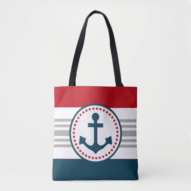 Tote Bag Nautical design (Devant)