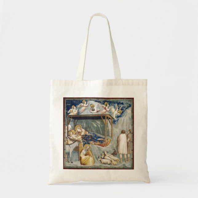 Tote Bag Navitité (Naissance de Jésus-Christ) (par Giotto) (Devant)