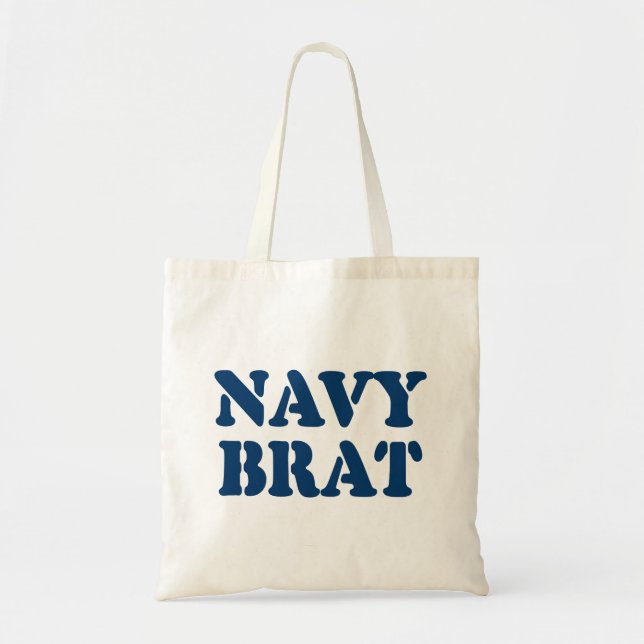TOTE BAG NAVY BRAT (Devant)