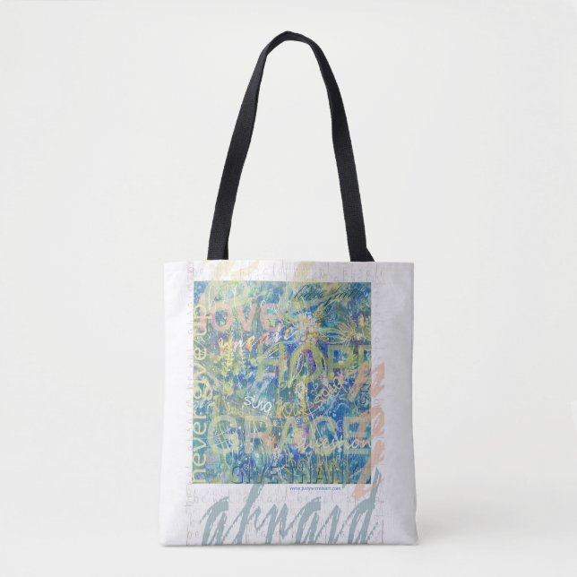 Tote Bag N'ayez pas peur au-dessus de l'épaule fourre-tout (Devant)