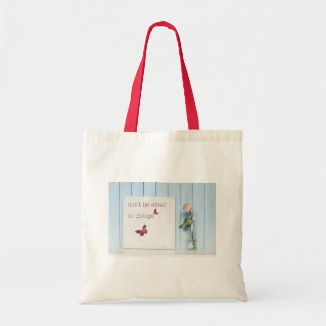 Tote Bag N'ayez pas peur pour changer (Devant)