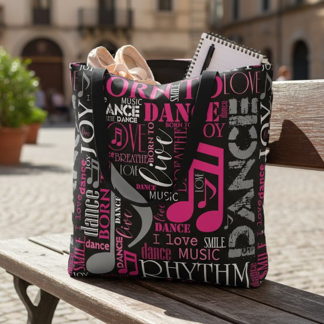 Tote Bag Né à Dance Pink ID277 (Créateur téléchargé)