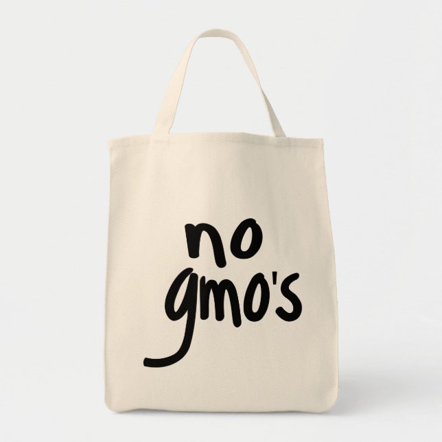 Tote Bag Ne crient aucun GMO protègent notre nourriture (Devant)
