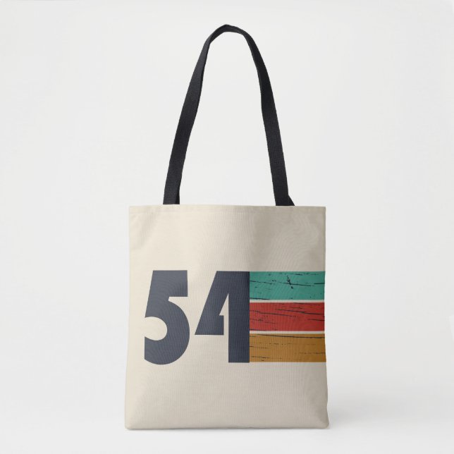 Tote Bag né en 1954 anniversaire vintage (Devant)