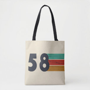 Tote Bag né en 1958 anniversaire vintage