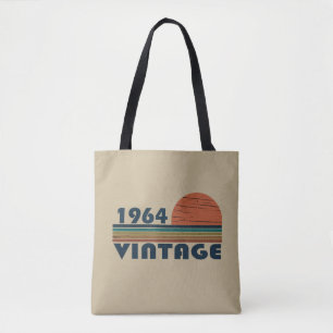 Tote Bag Né en 1964 anniversaire vintage