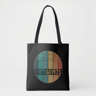 Tote Bag né en 1975 vintage 50e anniversaire cadeau