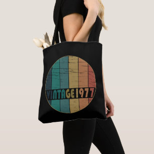 Tote Bag Né en 1977 anniversaire vintage