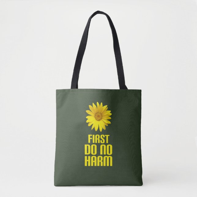 Tote Bag ne faites d'abord aucun mal (Devant)
