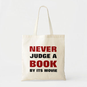 Tote Bag Ne jamais juger un livre par son film Pour les a