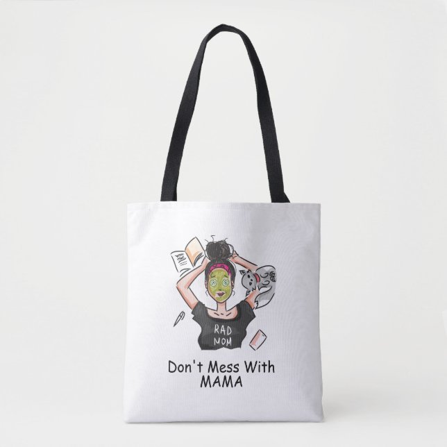 Tote Bag Ne manquez pas avec Mama Bath Mat (Devant)