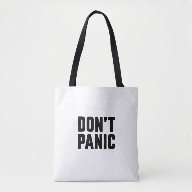 Tote Bag Ne paniquez pas (Devant)