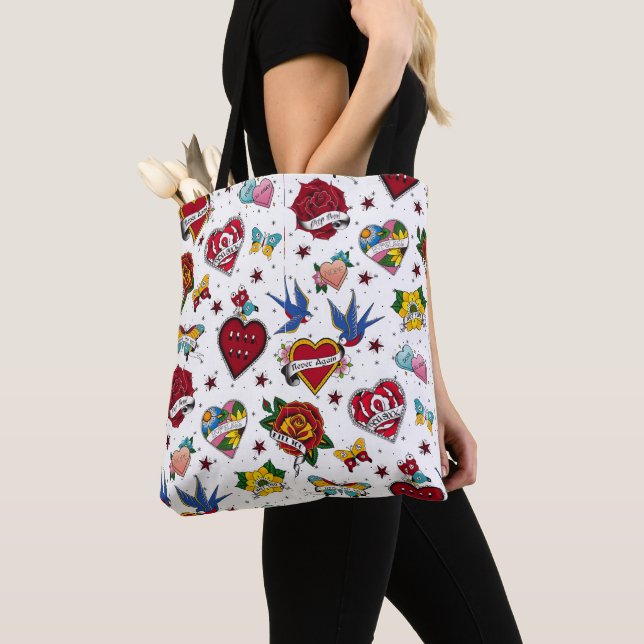 Tote Bag Ne pas dater tatouage traditionnel (De près)