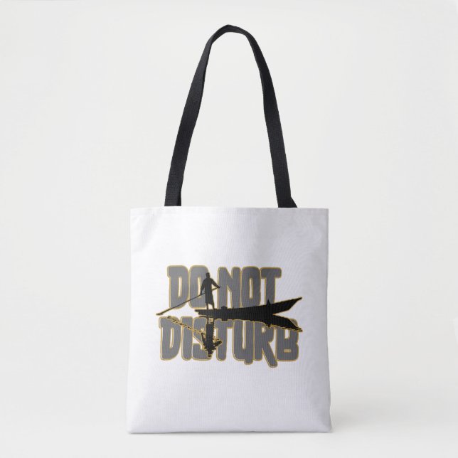 Tote Bag Ne Pas Déranger Solitude Paisible (Devant)