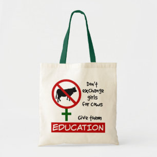 Tote Bag Ne pas échanger des filles contre des vaches, leur