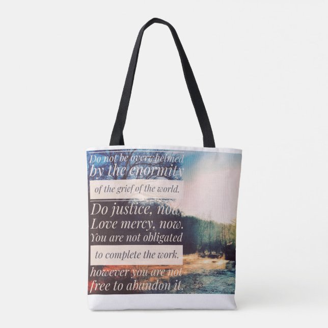 Tote Bag Ne pas être surchargé (Dos)