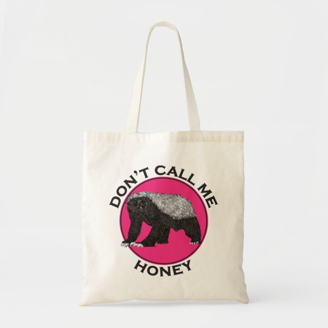Tote Bag Ne Pas M'Appeler Honey Rose Feminist Honey Badey A (Devant)