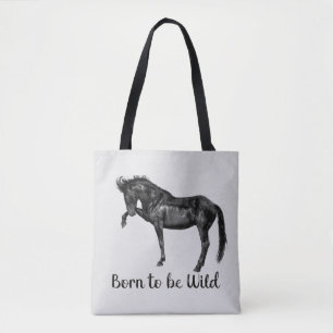 Tote Bag Né pour être sauvage