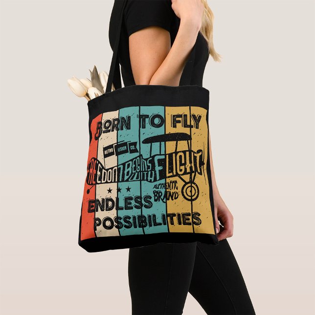 Tote Bag Né pour voler (Créateur téléchargé)