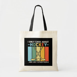 Tote Bag Ne se soucient que du hockey