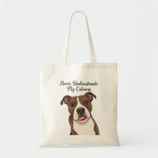 Tote Bag Ne sous-estimez jamais ma mignonnerie