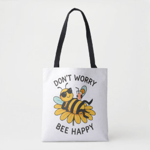 Tote Bag Ne t'inquiète pas, sois heureux