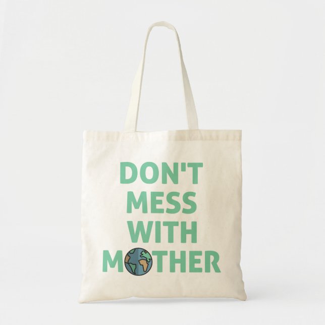 Tote Bag Ne touchez pas à la mère ! (Devant)