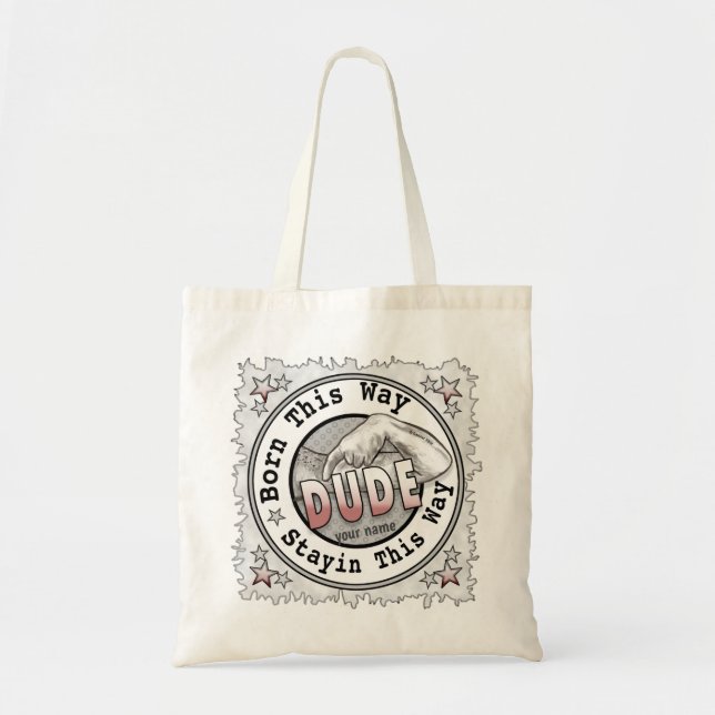 Tote Bag  Né un mec  (Devant)