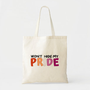 Tote Bag Ne va pas cacher ma fierté lesbienne