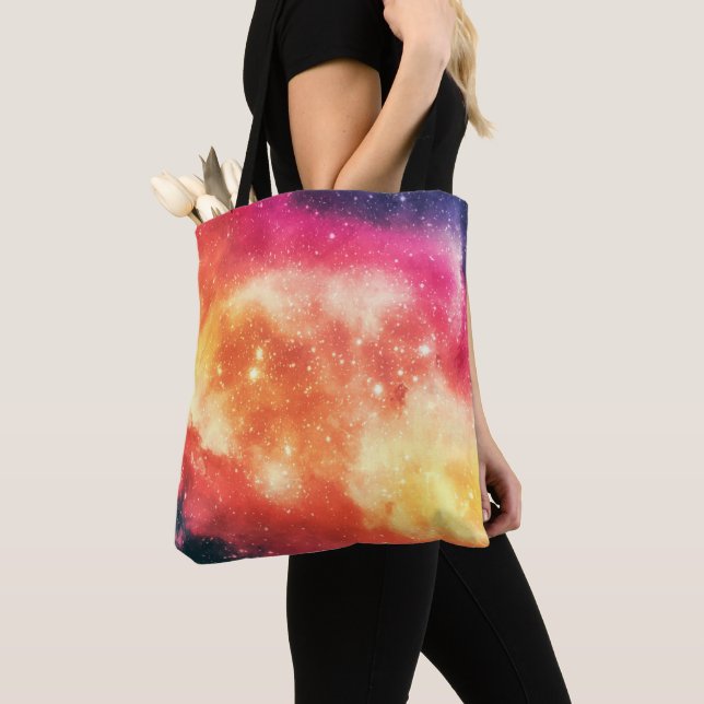 Tote Bag Nébuleuse Cosmique Radieuse (De près)