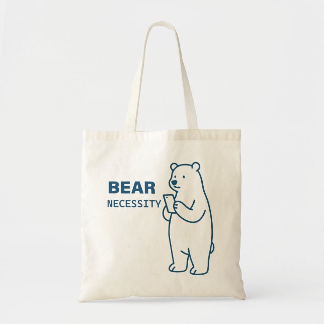 Tote Bag Nécessité de l'ours (Devant)