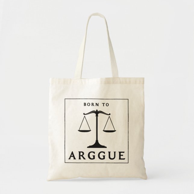 TOTE BAG NÉE À L'ARGUMENT (Devant)