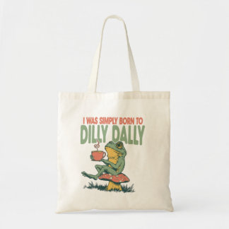 Tote Bag Née pour lambiner