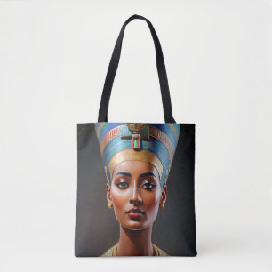 Tote Bag Nefertiti Portrait Art original