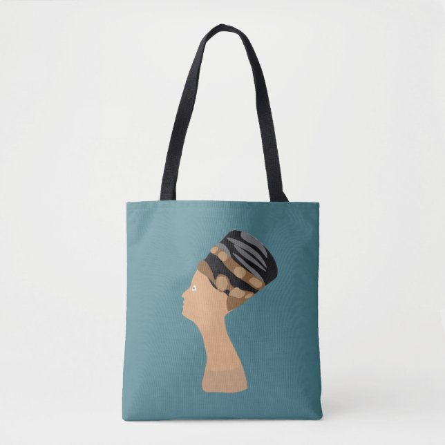 Tote Bag Nefertiti, reine d'Égypte (Devant)