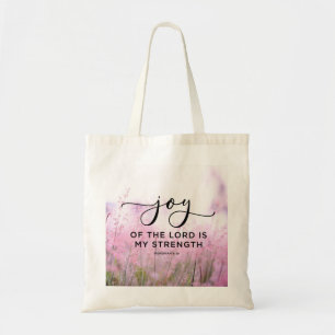 Tote Bag Néhémie 8:10 La joie du Seigneur est ma force