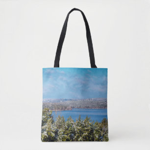 Tote Bag Neige À Table Rock Lake