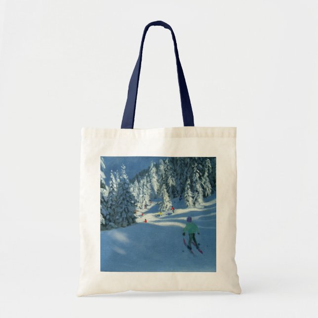 Tote Bag Neige fraîche Morzine France (Devant)