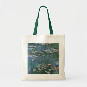 Tote Bag Nénuphars de Claude Monet, Fleurs Vintages