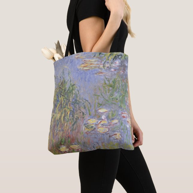 Tote Bag Nénuphars de Claude Monet |, groupe d'herbe (De près)